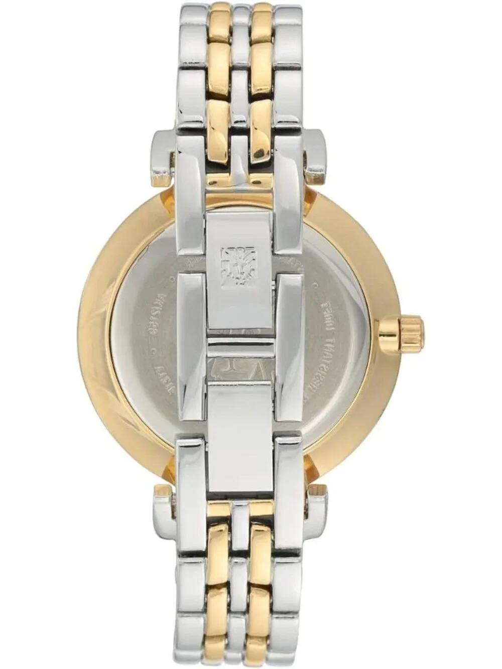 Anne Klein Women's Silver Green Japanese Quartz Roman Numeral Bracelet Watch